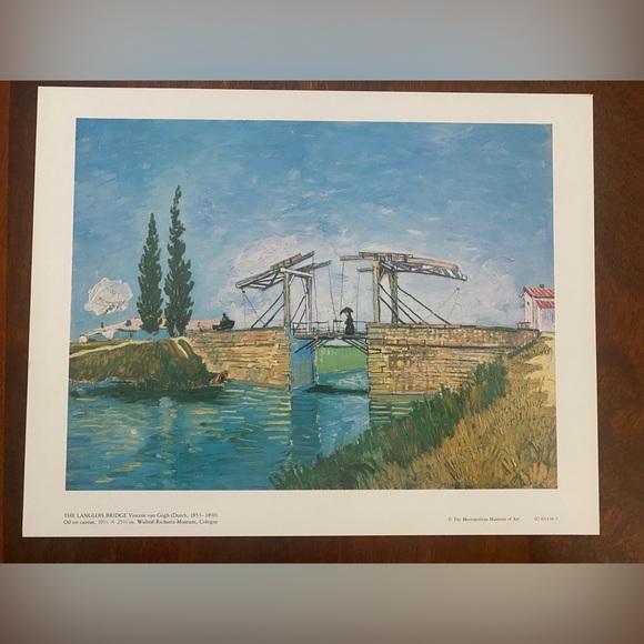 Van Gogh's "Vincent Langlois Bridge Arles Women" - Artistic Masterpiece recre - Picture 10 of 13